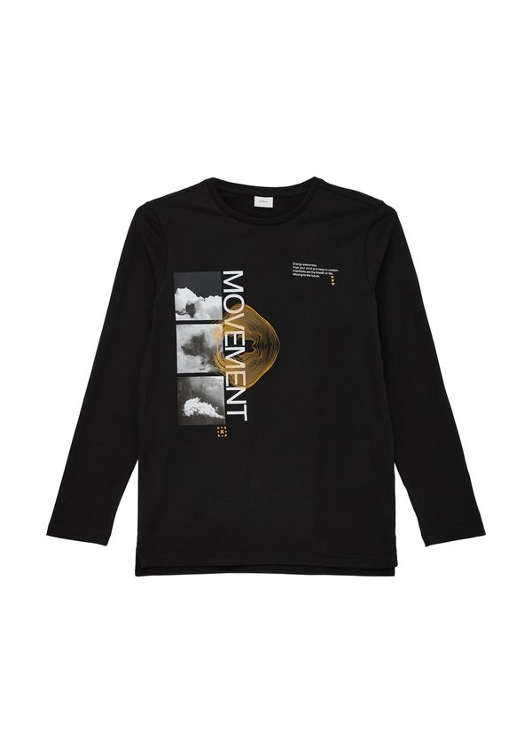 s.Oliver s.Oliver Тениска  горчица / сиво / черно / бяло