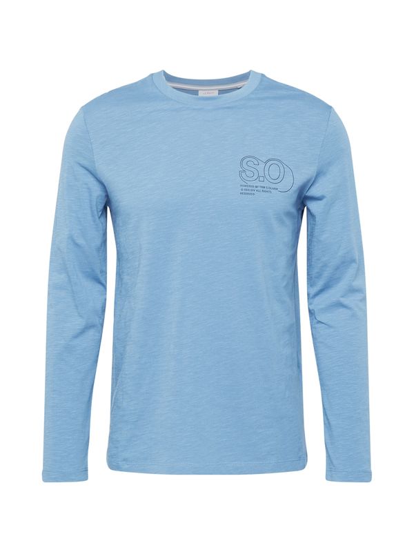 s.Oliver s.Oliver Тениска  гълъбово синьо / черно