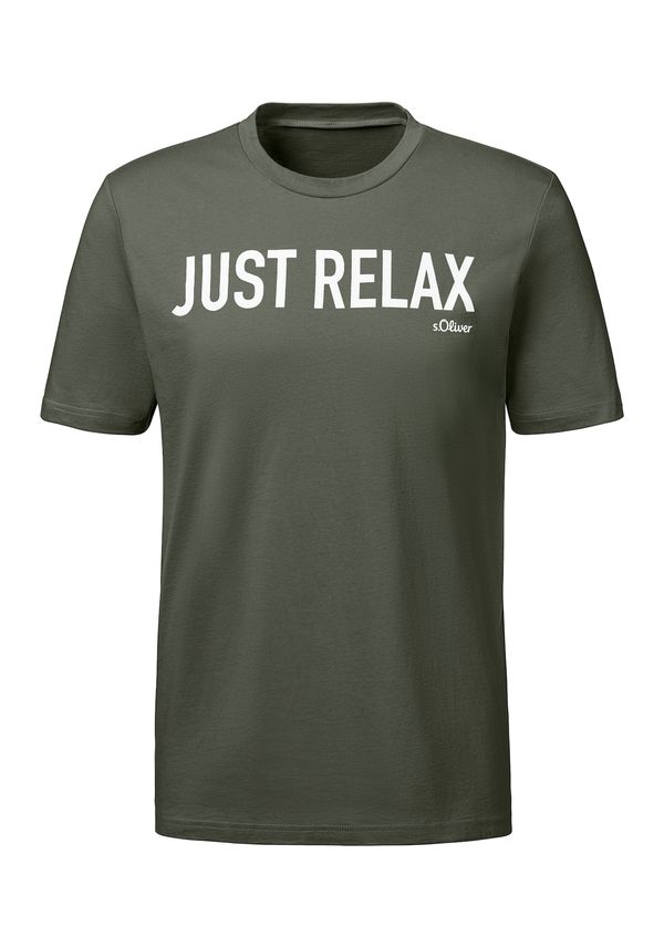 s.Oliver s.Oliver Тениска  каки / бяло