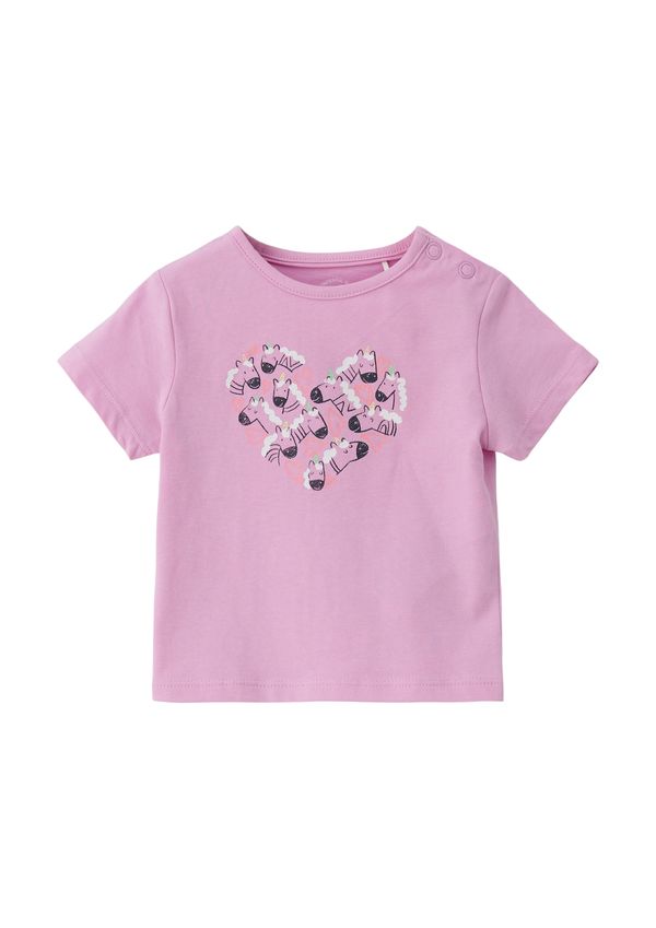 s.Oliver s.Oliver Тениска  корал / еосин / черно / бяло