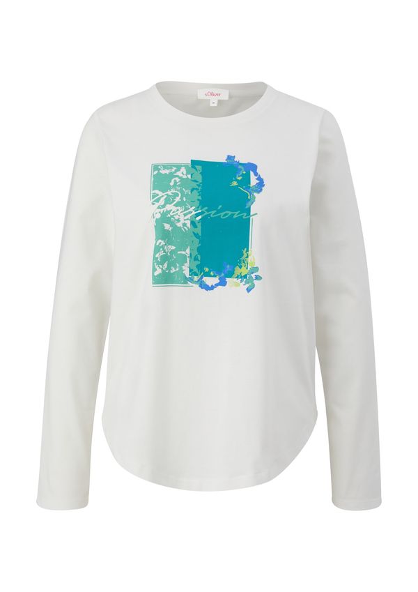 s.Oliver s.Oliver Тениска  кралско синьо / жълто / смарагдово зелено / естествено бяло