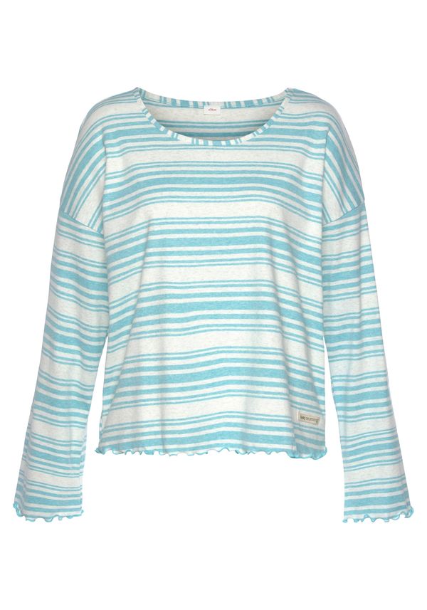 s.Oliver s.Oliver Тениска  кремаво / нефритено зелено