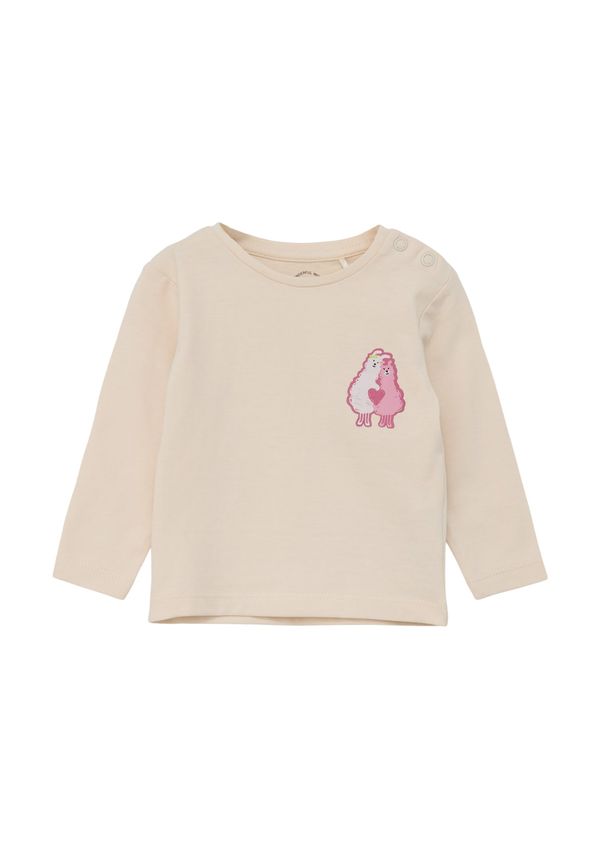 s.Oliver s.Oliver Тениска  кремаво / светлорозово / тъмнорозово / бяло