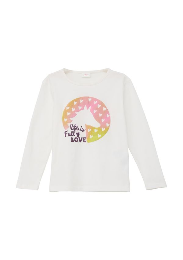 s.Oliver s.Oliver Тениска  лилав / оранжево / розово / бяло