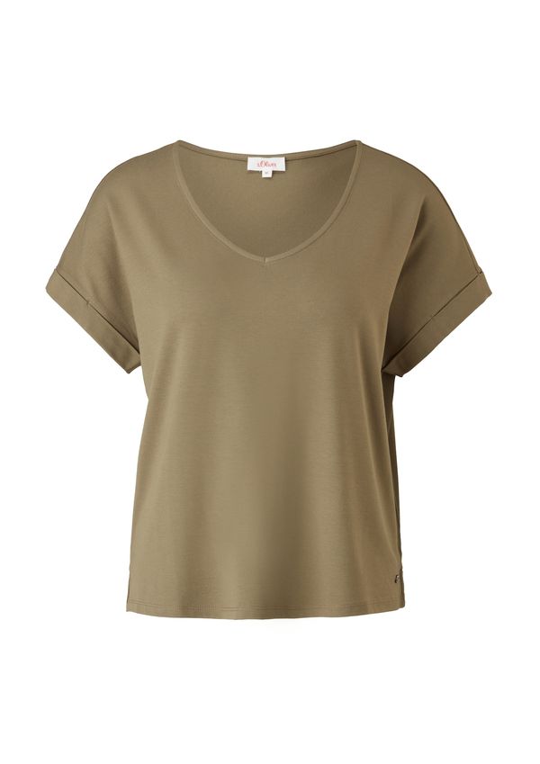 s.Oliver s.Oliver Тениска  маслина