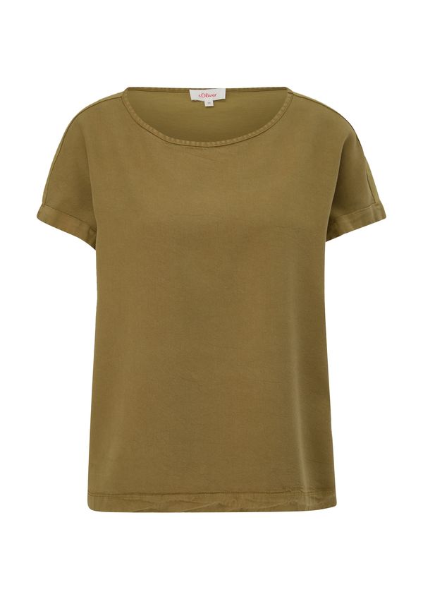 s.Oliver s.Oliver Тениска  маслина