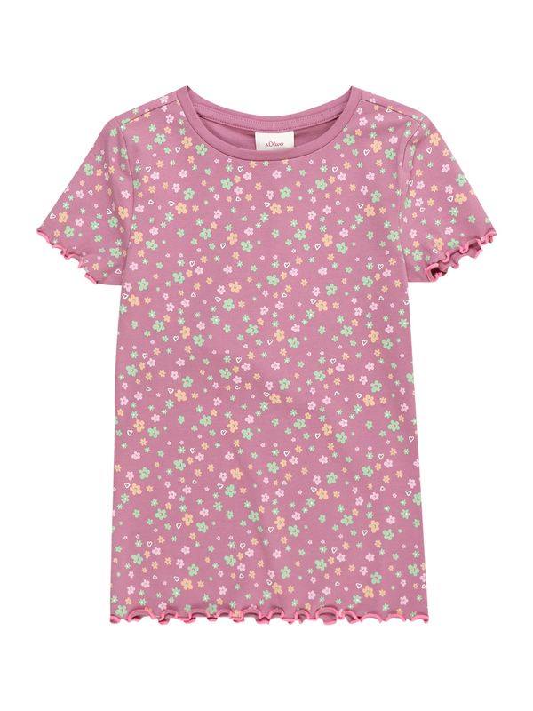 s.Oliver s.Oliver Тениска  мента / бледоморав / праскова / бяло