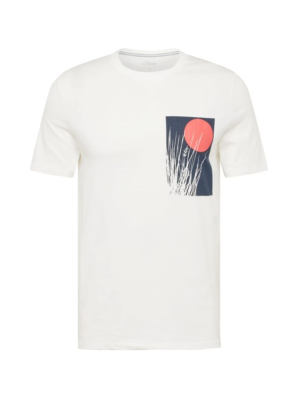 s.Oliver s.Oliver Тениска  морскосиньо / червено / бяло