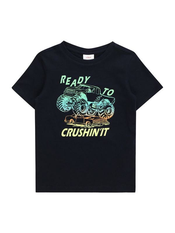 s.Oliver s.Oliver Тениска  морскосиньо / лимоненожълто / светлозелено / светлооранжево