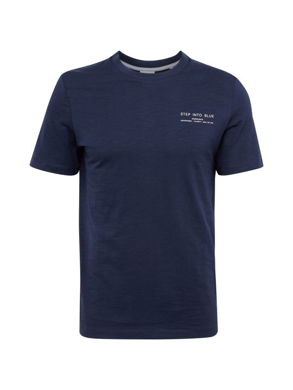 s.Oliver s.Oliver Тениска  морскосиньо / сиво / бяло