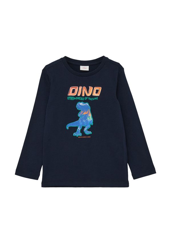 s.Oliver s.Oliver Тениска  нейви синьо / пъстро