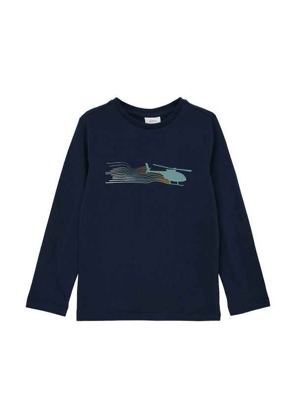 s.Oliver s.Oliver Тениска  нейви синьо / пъстро