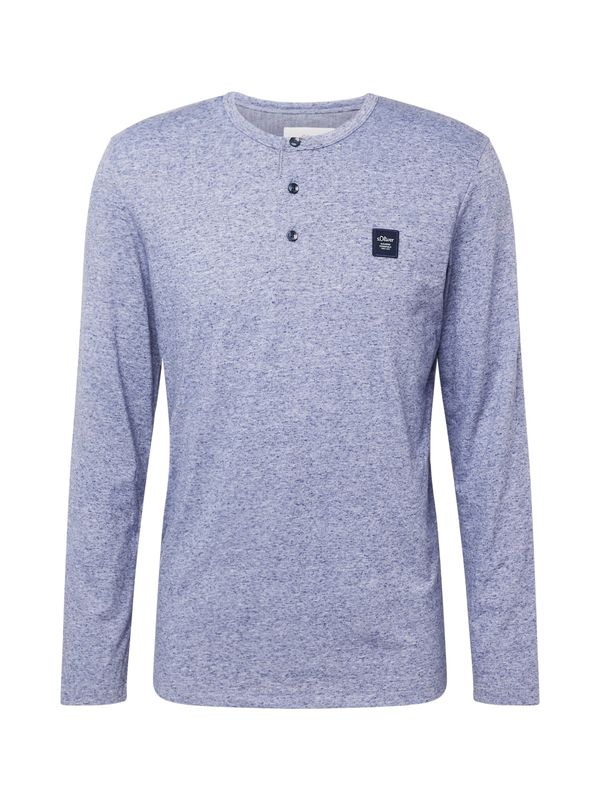 s.Oliver s.Oliver Тениска  нейви синьо / сиво / черно