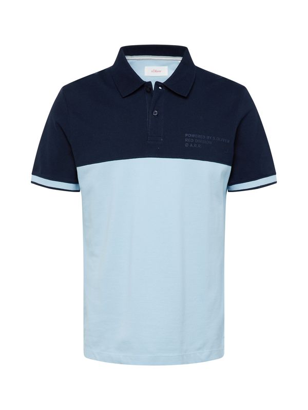 s.Oliver s.Oliver Тениска  нейви синьо / светлосиньо