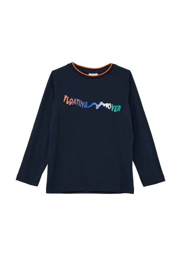 s.Oliver s.Oliver Тениска  нейви синьо / зелено / оранжево / бяло