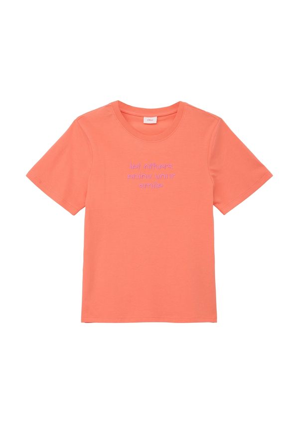 s.Oliver s.Oliver Тениска  оранжево / розово