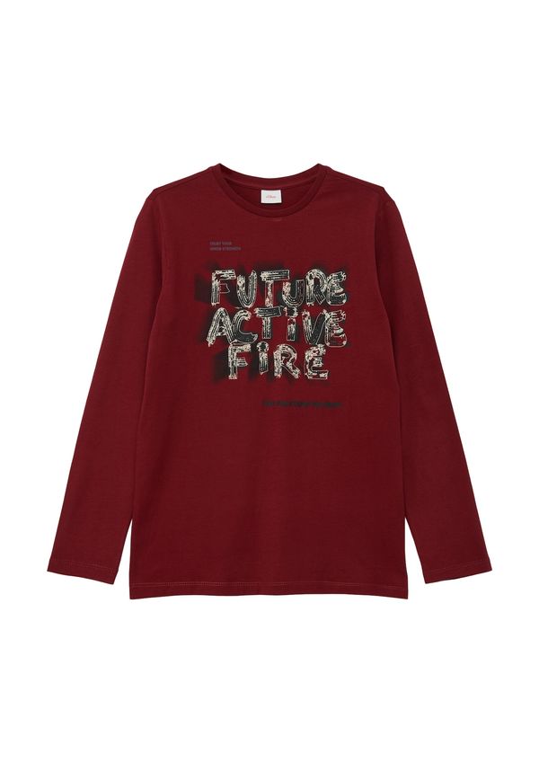 s.Oliver s.Oliver Тениска  рубинено червено