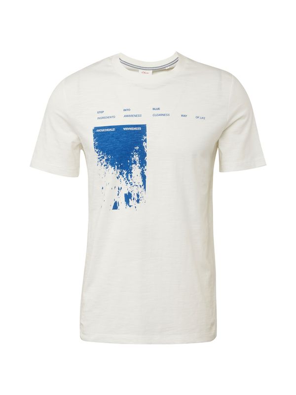 s.Oliver s.Oliver Тениска  синьо / бяло