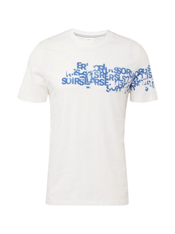 s.Oliver s.Oliver Тениска  синьо / бяло