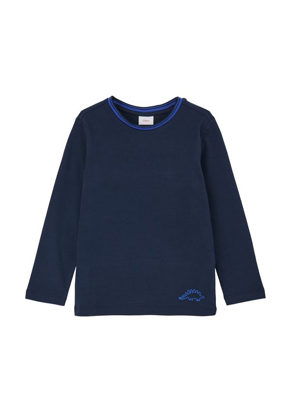 s.Oliver s.Oliver Тениска  синьо / нейви синьо