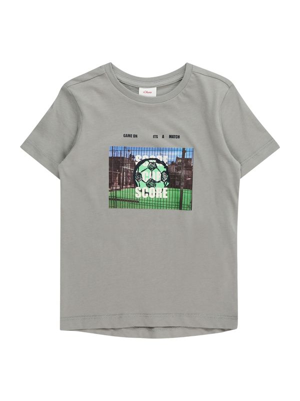 s.Oliver s.Oliver Тениска  синьо / сиво / зелено / черно