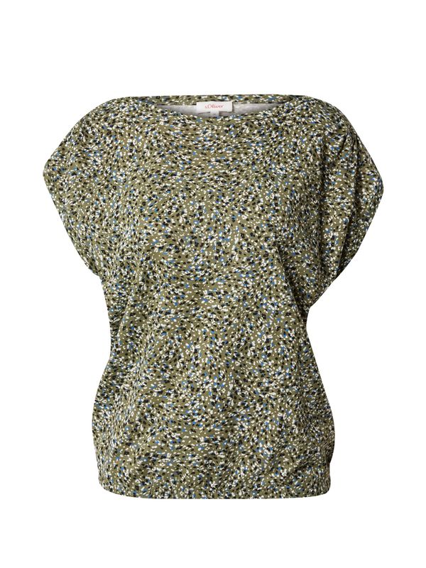 s.Oliver s.Oliver Тениска  синьо / ябълка / черно / бяло