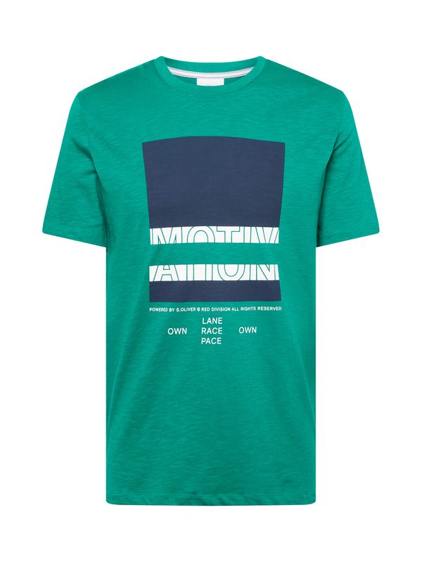 s.Oliver s.Oliver Тениска  синьо / зелено / бяло