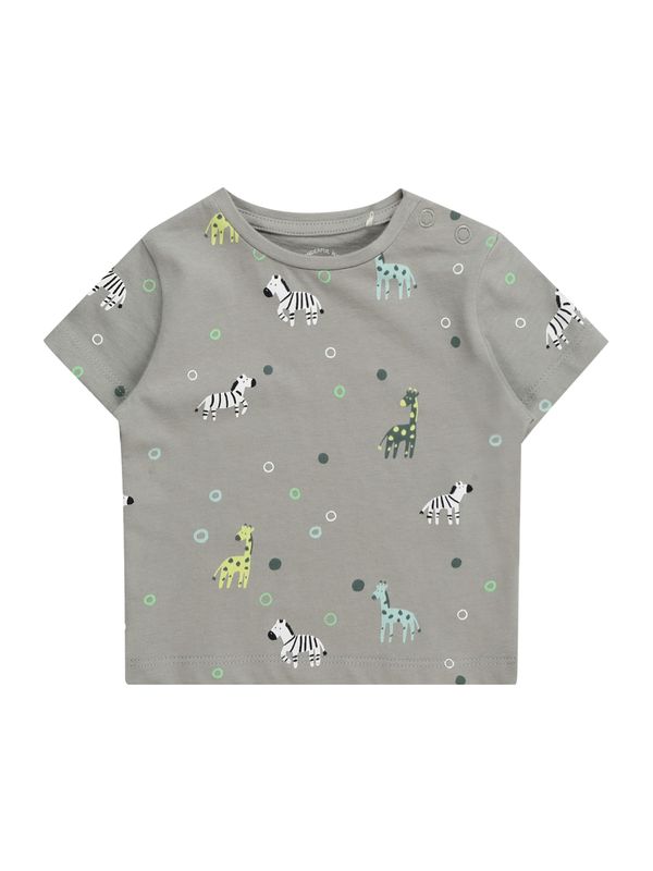 s.Oliver s.Oliver Тениска  сиво / киви / черно / бяло