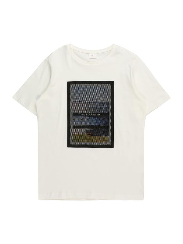 s.Oliver s.Oliver Тениска  слонова кост / светлосиньо / жълто / черно