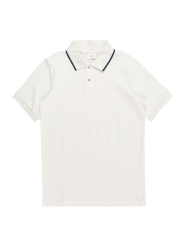 s.Oliver s.Oliver Тениска  светлосиньо / черно / бяло