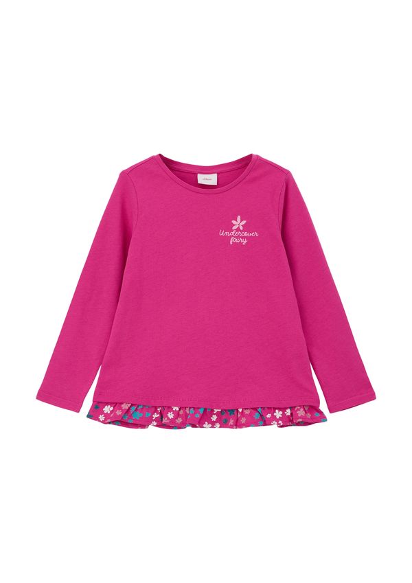 s.Oliver s.Oliver Тениска  светлосиньо / петрол / розово / бяло