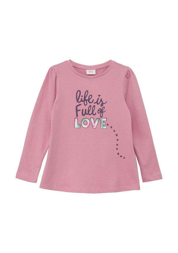 s.Oliver s.Oliver Тениска  светлозелено / лилав / бледорозово / бяло