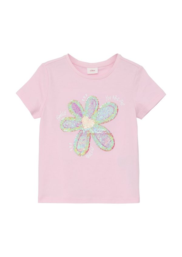 s.Oliver s.Oliver Тениска  светлозелено / лилав / бледорозово / бяло