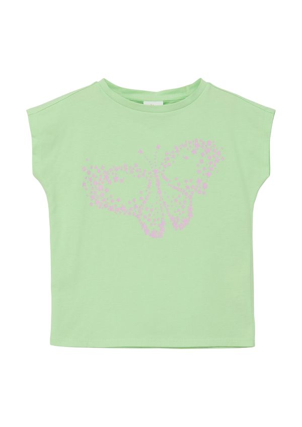 s.Oliver s.Oliver Тениска  светлозелено / люляк