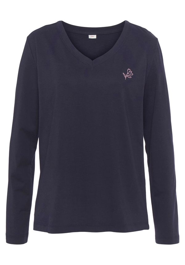 s.Oliver s.Oliver Тениска  тъмносиньо / розово