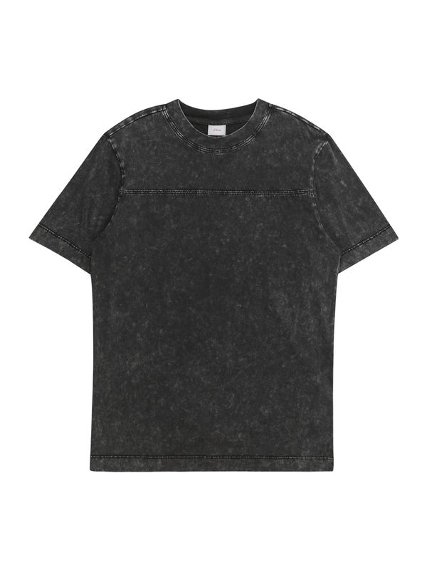 s.Oliver s.Oliver Тениска  тъмносиво / черно