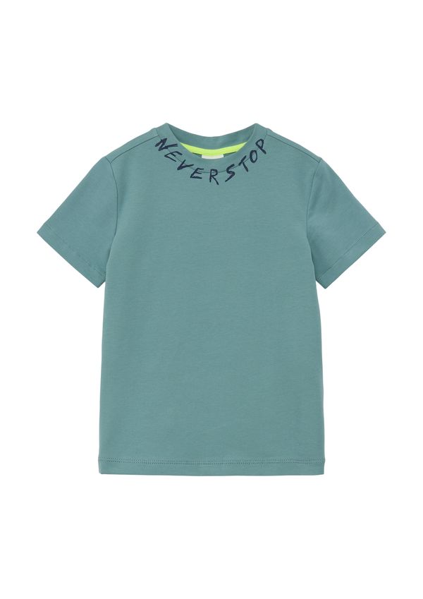 s.Oliver s.Oliver Тениска  тюркоазен / тъмносиньо / светлосиво / бяло