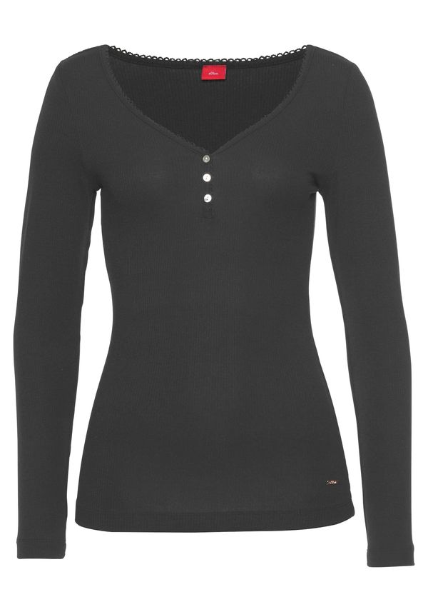 s.Oliver s.Oliver Тениска за спане  черно