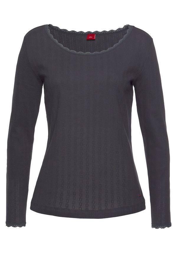 s.Oliver s.Oliver Тениска за спане  графитено сиво