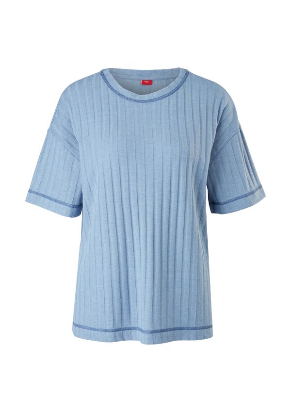 s.Oliver s.Oliver Тениска за спане  гълъбово синьо / светлосиньо