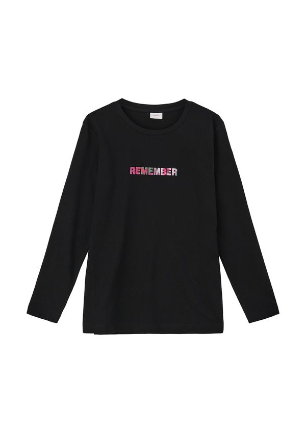 s.Oliver s.Oliver Тениска  зелено / розово / бледорозово / черно