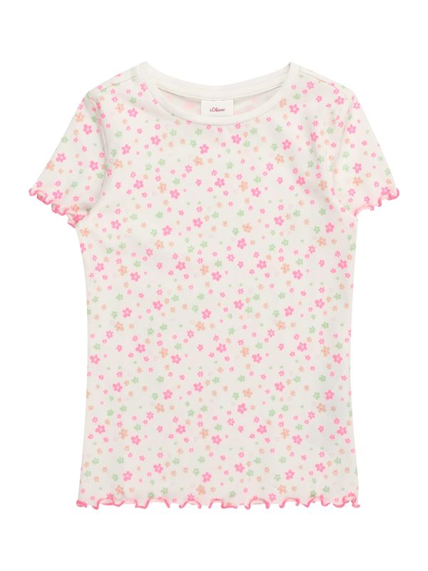 s.Oliver s.Oliver Тениска  зелено / розово / бяло