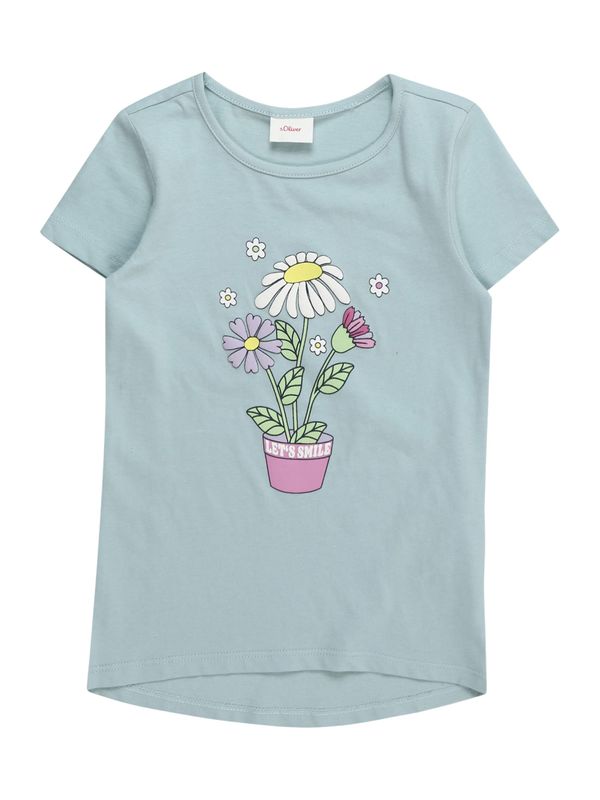 s.Oliver s.Oliver Тениска  жълто / мента / розово / мръсно бяло