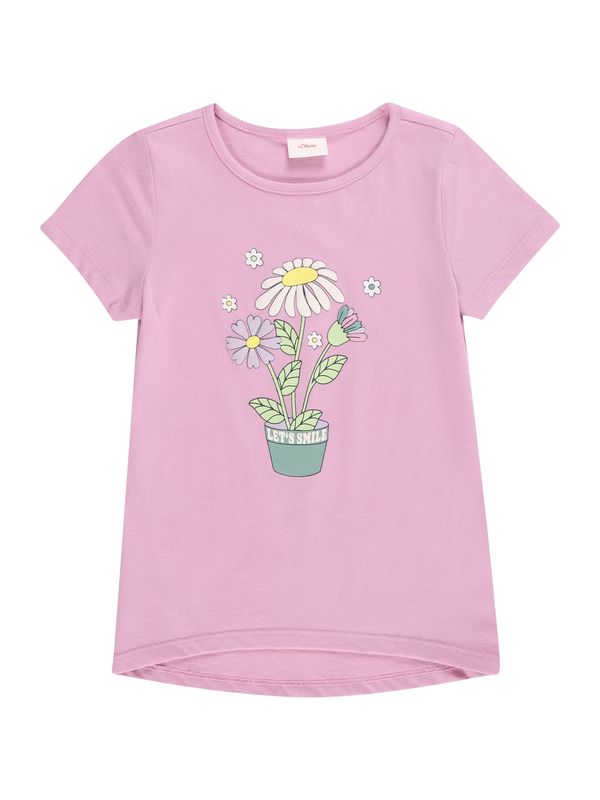 s.Oliver s.Oliver Тениска  жълто / смарагдово зелено / еосин / бяло