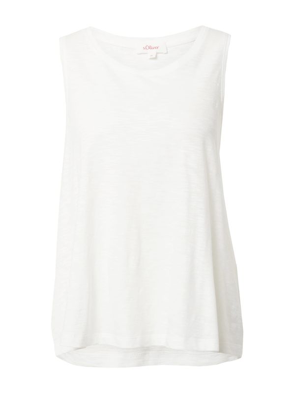 s.Oliver s.Oliver Топ  бял меланж