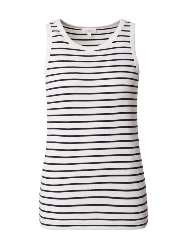 s.Oliver s.Oliver Топ  нейви синьо / бяло
