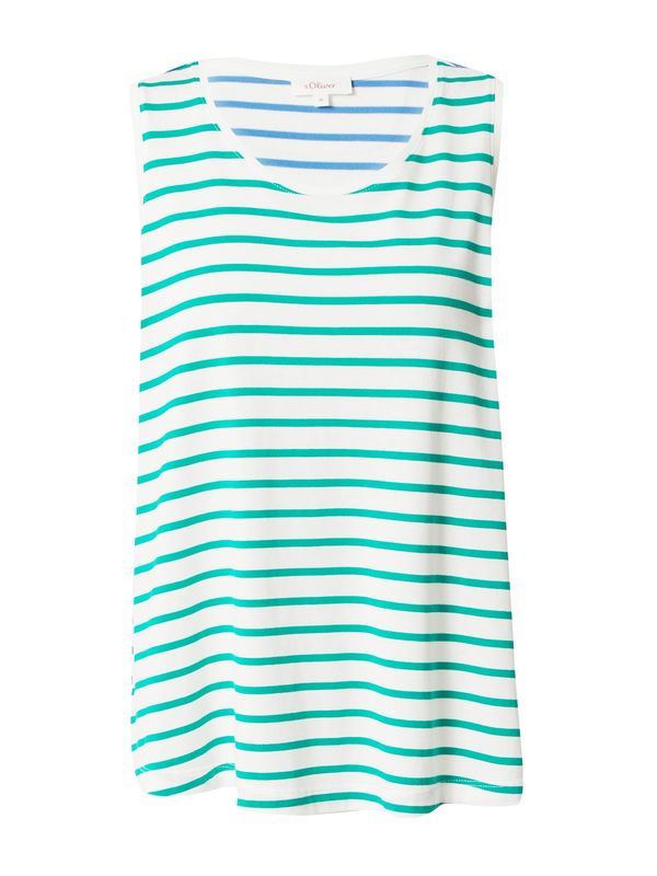 s.Oliver s.Oliver Топ  синьо / зелено / бяло