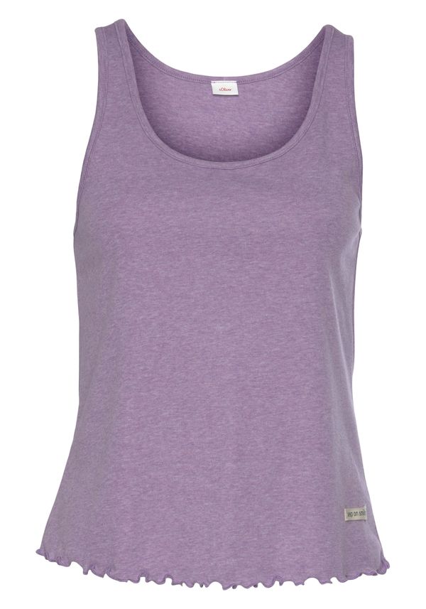 s.Oliver s.Oliver Топ  светлосиво / лилав