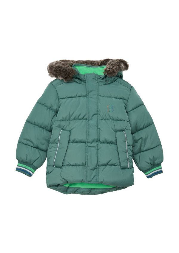 s.Oliver s.Oliver Зимно яке  синьо / тъмнокафяво / нефритено зелено / бяло