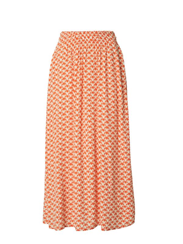 SAINT TROPEZ SAINT TROPEZ Пола 'Tessa'  тъмнооранжево / бяло